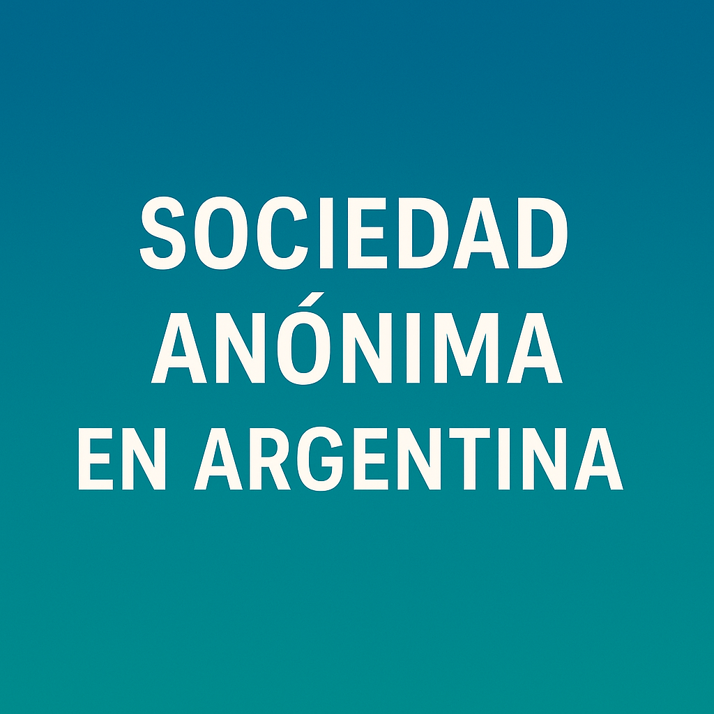 que es una sociedad anonima en argentina